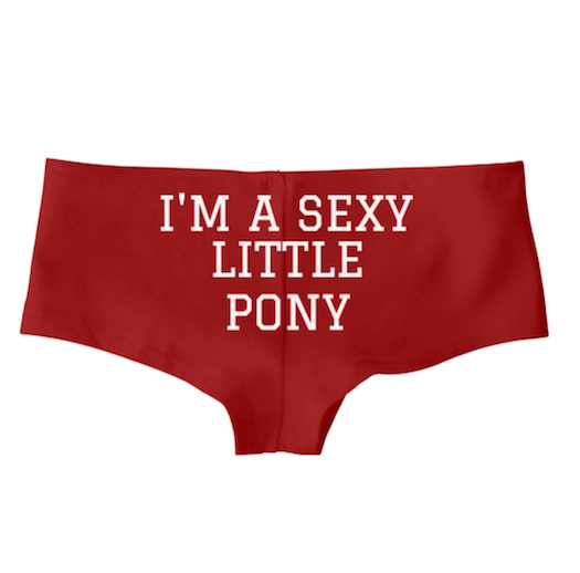 Sexy Little Pony Panties